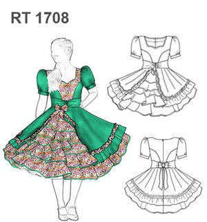 MOLDE VESTIDO HUASA RT 1708