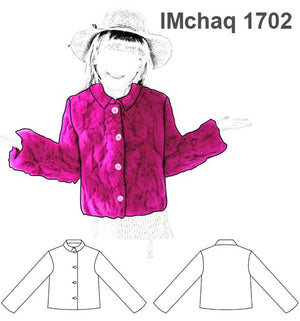 MOLDE CHAQUETA DE PIEL NIÑA 1702