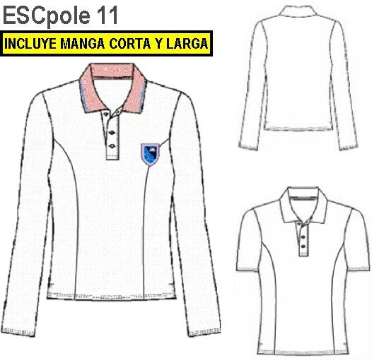 MOLDE POLERA POLO ESCOLAR 0911