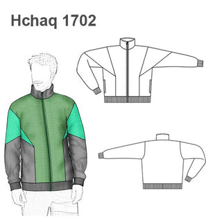 MOLDE CHAQUETA POLAR HOMBRE 1702