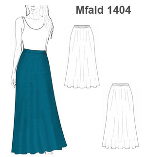 MOLDE FALDA LARGA MUJER 1404