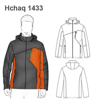 MOLDE CHAQUETA POLAR SOFTSHELL HOMBRE 1433