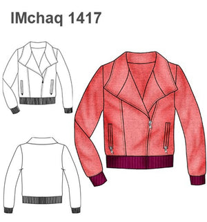 MOLDE CHAQUETA POLAR NIÑA 1417