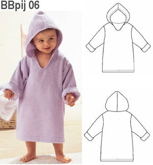 MOLDE PIJAMA BATA BAÑO BEBE 0906