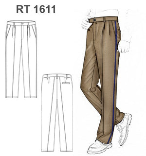 MOLDE PANTALON TRABAJO CLASICO RT 1611