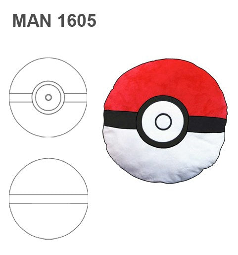 MOLDE COJIN POKEBOLA MAN 1605