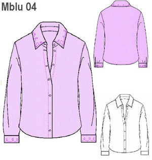 MOLDE BLUSA CAMISA  MUJER 0904