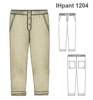 MOLDE PANTALON BASICO NIÑO 1204
