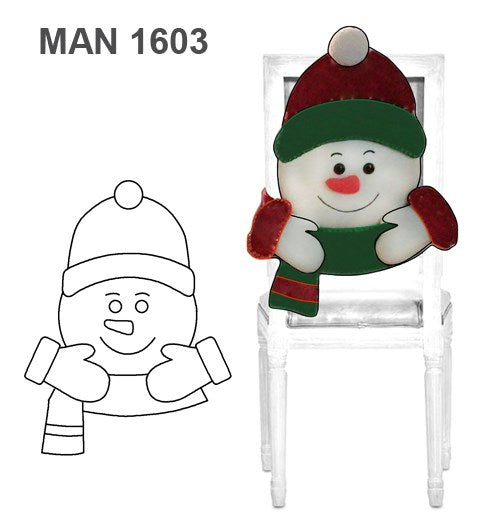 MOLDE FUNDA SILLA NAVIDAD 1603