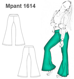 MOLDE PANTALON CALZA MUJER 1614