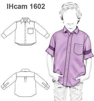 MOLDE CAMISA BASICA NIÑO 1602