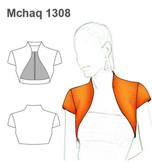 MOLDE CHAQUETA BOLERO MUJER 1308