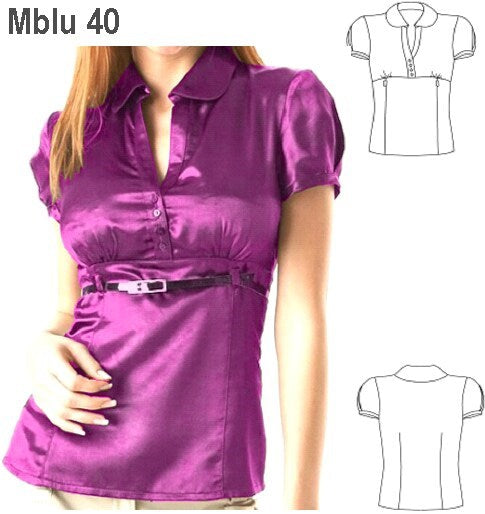 MOLDE BLUSA IMPERIO MUJER 0940