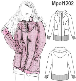 MOLDE POLERON CHAQUETA MUJER 1202