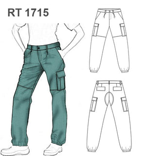 MOLDE PANTALON CARGO RT 1715