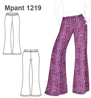 MOLDE PANTALON CALZA MUJER 1219