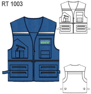 MOLDE CHALECO TRABAJO RT 1003