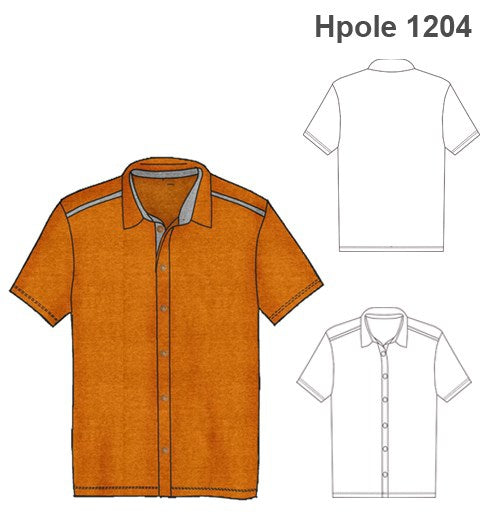 MOLDE POLERA CAMISA HOMBRE 1204