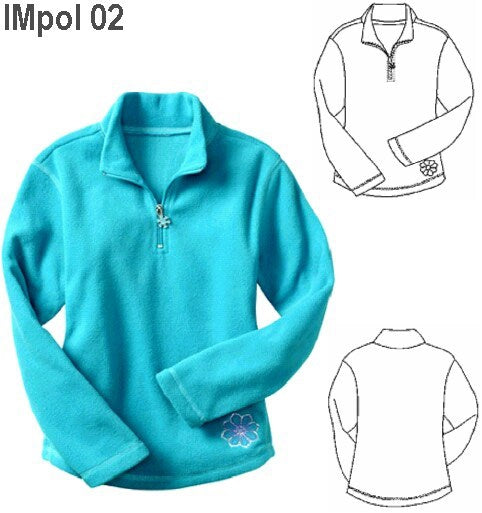 MOLDE POLERON BASICO NIÑA 0902