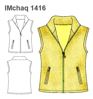 MOLDE CHALECO NIÑA 1416
