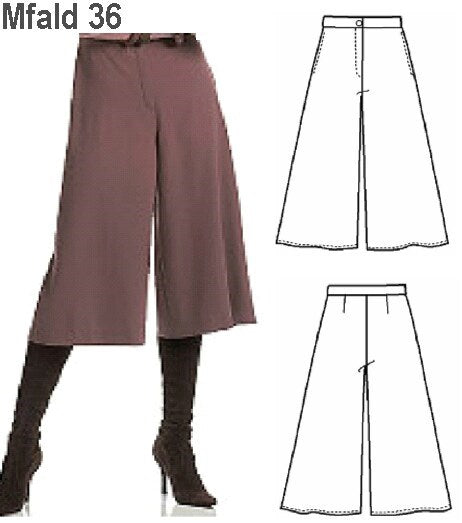 MOLDE FALDA PANTALON MUJER 0936