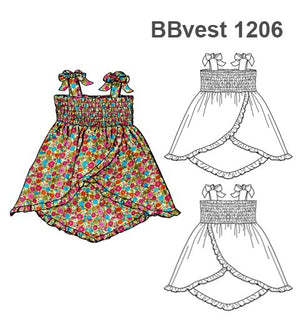 MOLDE VESTIDO SOLERA BEBE 1206