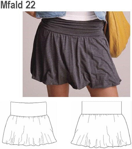 MOLDE FALDA GLOBO MUJER 0922