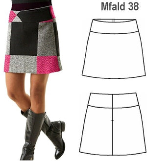 MOLDE FALDA EVASE MUJER 0938