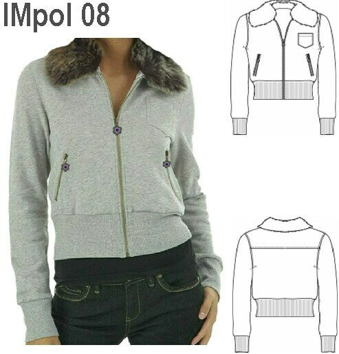 MOLDE POLERON CON PIEL NIÑA 0908