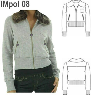 MOLDE POLERON CON PIEL NIÑA 0908