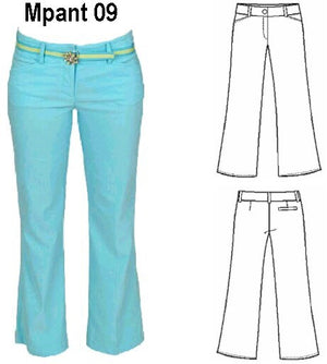 MOLDE PANTALON RECTO MUJER 0909