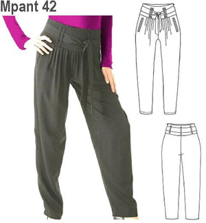 MOLDE PANTALON BABUCHA MUJER 0942