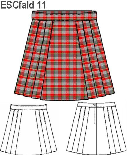 MOLDE FALDA TABLAS ESCOLAR 0911