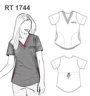 MOLDE BLUSA TRABAJO RT 1744