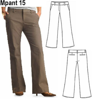 MOLDE PANTALON CLASICO MUJER 0915