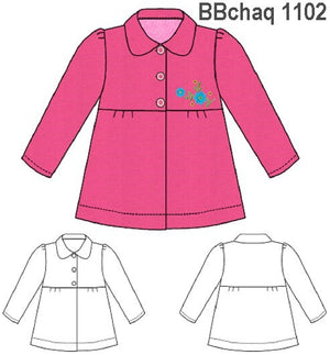 MOLDE CHAQUETA POLAR BEBE 1102