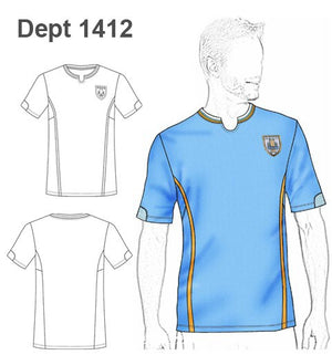 MOLDE DEPORTE CAMISETA FUTBOL 1412