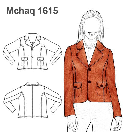 MOLDE BLAZER MUJER 1615