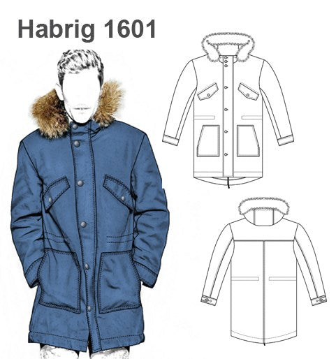 MOLDE ABRIGO ANORAK HOMBRE 1601