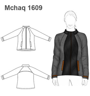 MOLDE CHAQUETA  SPORT MUJER 1609