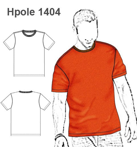 MOLDE POLERA BASICA HOMBRE 1404