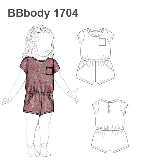 MOLDE BODY ENTERITO BEBE 1704