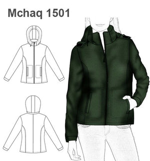 MOLDE CHAQUETA SOFT SHELL MUJER 1501