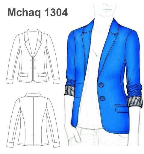 MOLDE BLAZER MUJER 1304