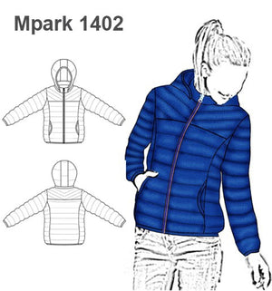 MOLDE PARKA CORTA MUJER 1402