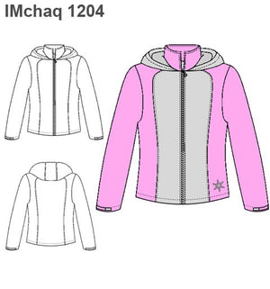 MOLDE CHAQUETA SOFTSHELL NIÑA 1204