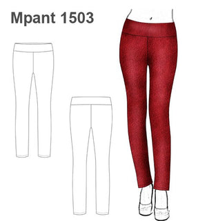 MOLDE PANTALON CALZA MUJER 1503