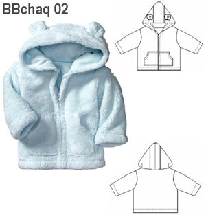 MOLDE CHAQUETA POLAR BEBE 0902