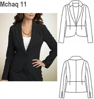 MOLDE BLAZER MUJER 0911