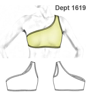 MOLDE DEPORTE PETO SUJETADOR 1619